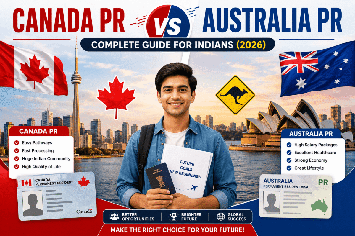 Canada PR vs Australia PR — Complete Guide for Indians (2026)