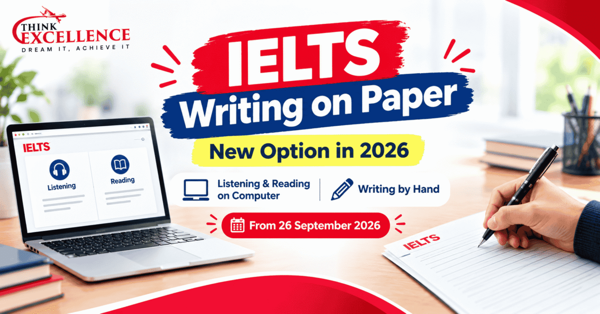 IELTS Introduces Writing on Paper Option in 2026